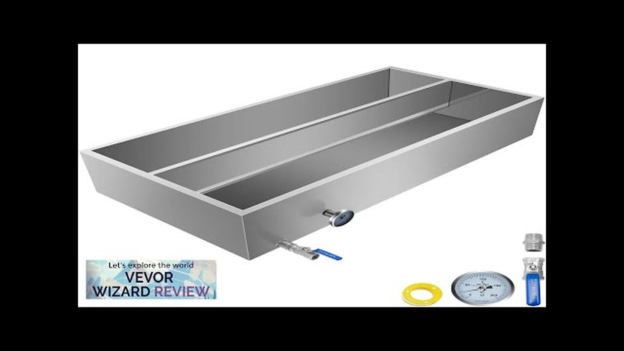 VEVOR Maple Syrup Evaporator Pan 48x24x9.4 Inch Stainless Steel Maple Syrup Boiling Review