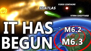 Two Stars Explode And Two Big Earthquakes Rupture As 3I/ATLAS Is Hit By CME