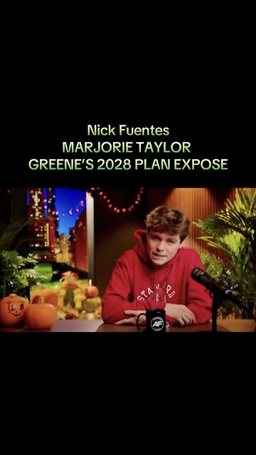 Nick Fuentes ~ MTG Why did She Quit?