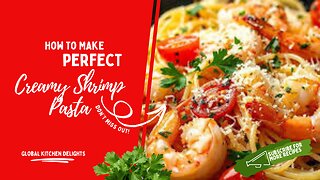 The Secret To Make A Delicious Creamy Shrimp Pasta Recipe | DINNER in 15 MINUTES