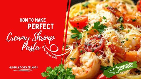 The Secret To Make A Delicious Creamy Shrimp Pasta Recipe | DINNER in 15 MINUTES