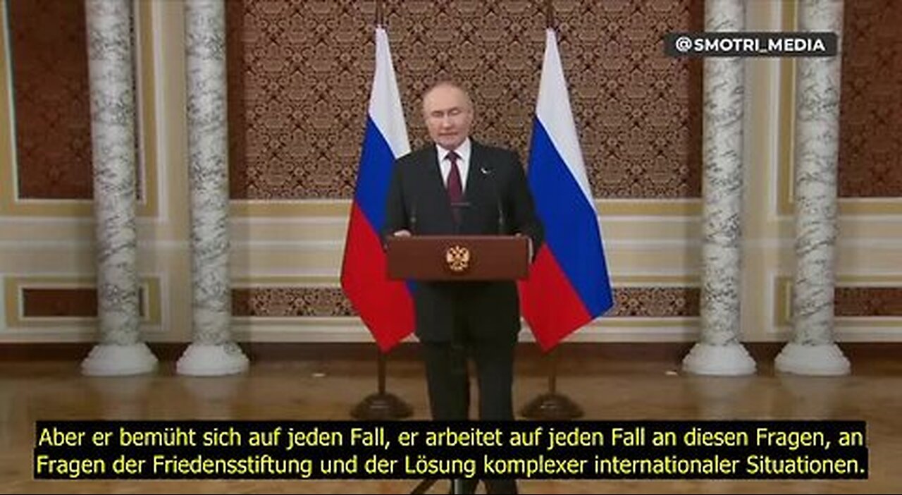 Putin über Trump und den Friedensnobelpreis: