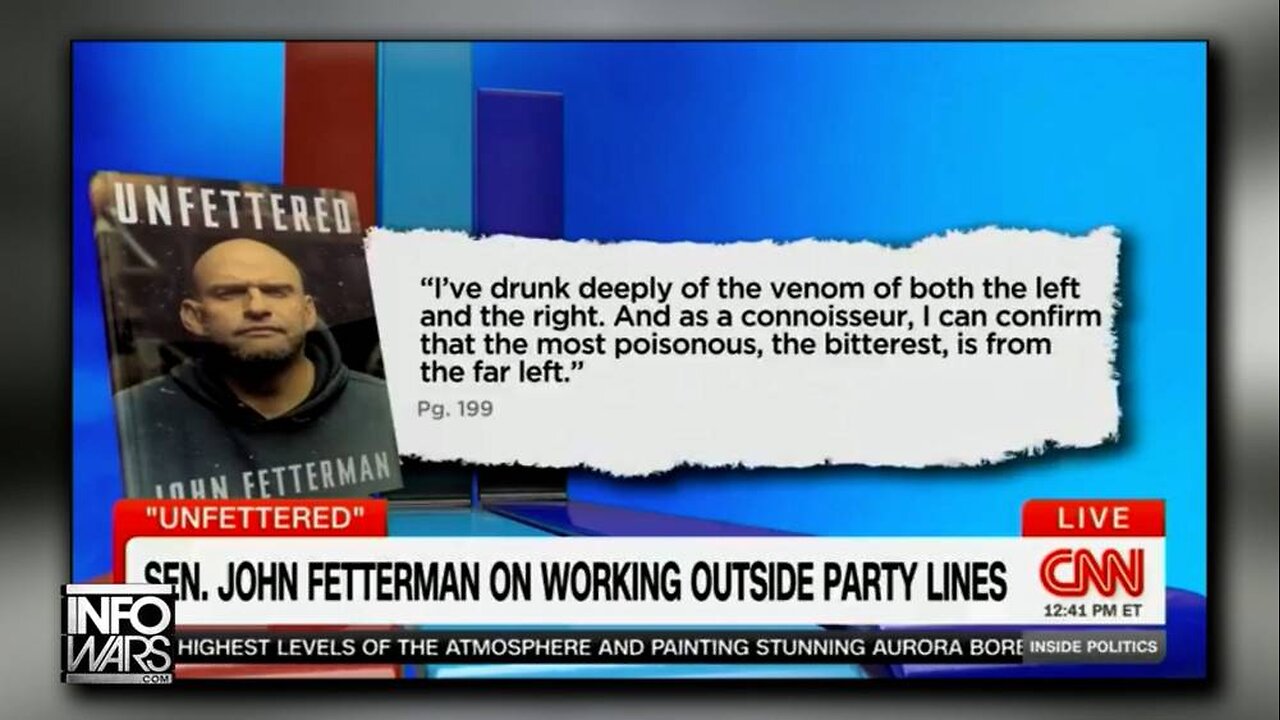 John Fetterman Tells CNN That The Left Has The Most Poisonous, Bitterest Venom