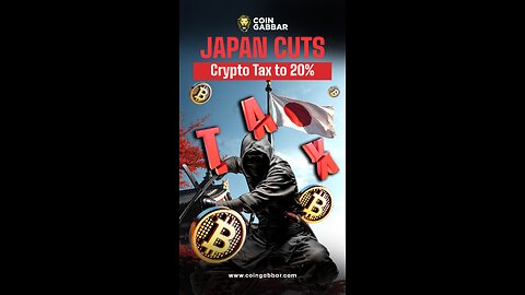 Japan Plans Flat 20% Crypto Tax by 2026 — Big Win for Investors! 🇯🇵🚀