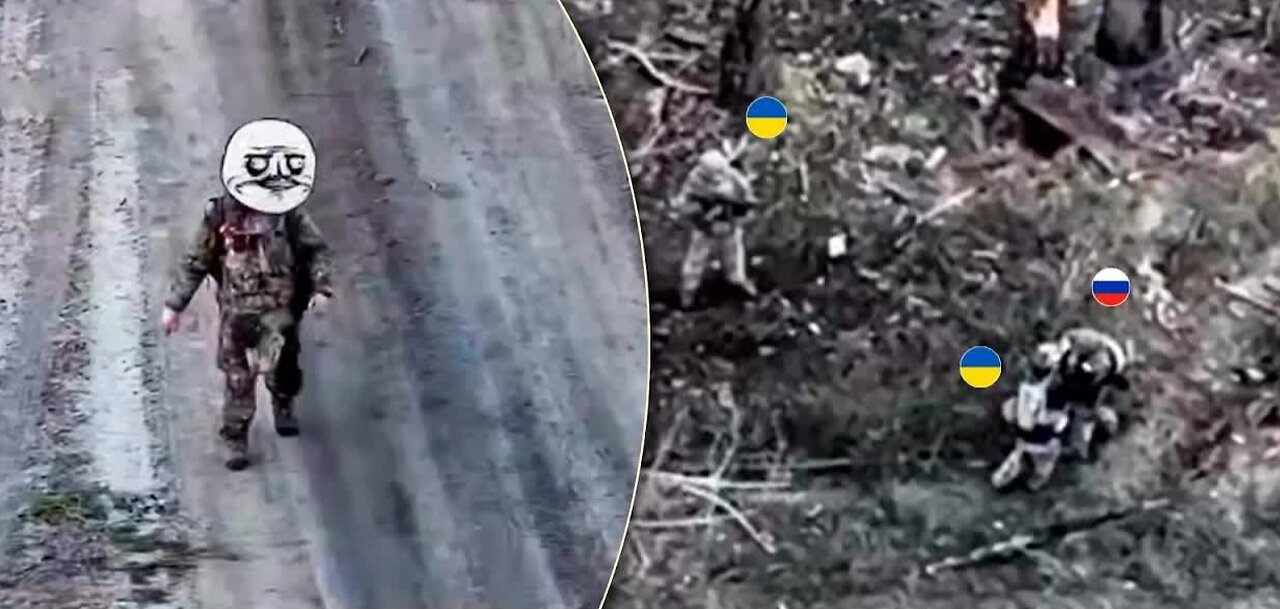 Russian soldier came to a Ukrainian position with the help of a drone and surrendered