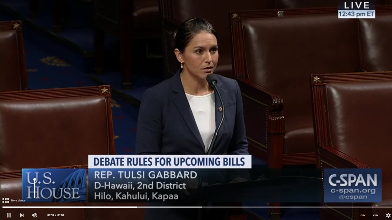 Tulsi Gabbard Saudi Arabia Is Not Our Ally!