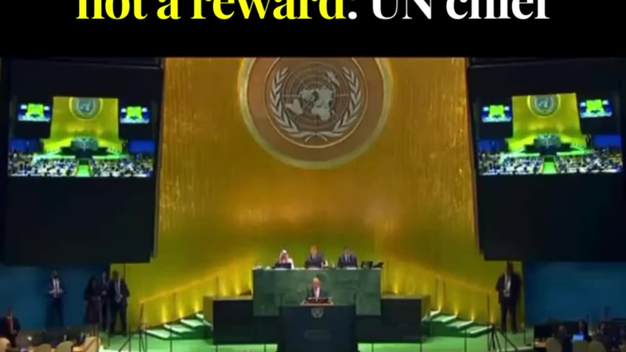 ‘Statehood for the Palestinians is a right, not a reward’: UN chief