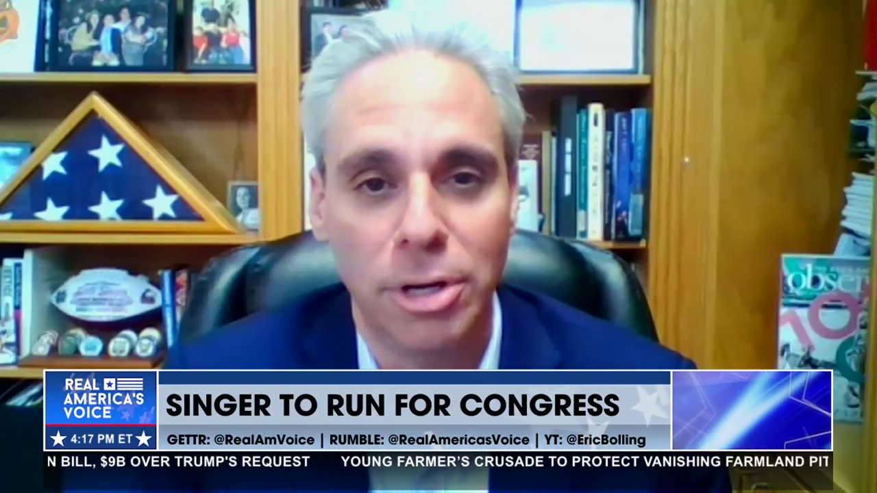 SINGER TO RUN FOR CONGRESS?