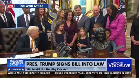 YOUNG JESSIE TELLS POTUS WHERE MILK COMES FROM