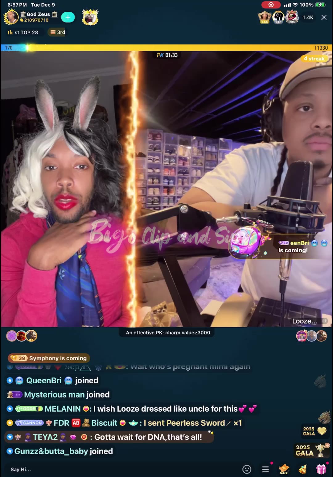 God Zeus talks to LoozeCannon about recent allegations n MeMe leaving 12/9/25 #bigoclipandsip