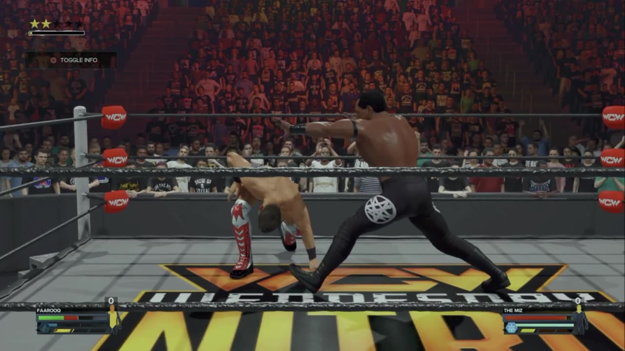 wwe 2k24 universe mode WCW nitro Faarooq VS The Miz S 1 E 15