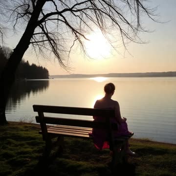 Die magische Bank am See