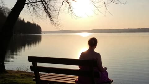 Die magische Bank am See