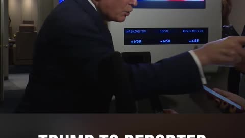 President Trump to Interrupting Reporter: "Quiet, Piggy!"