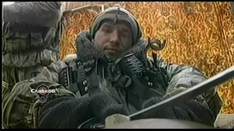War footage 2000 village of Komsomolskoye