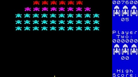ZX Spectrum Longplay - Galaxians