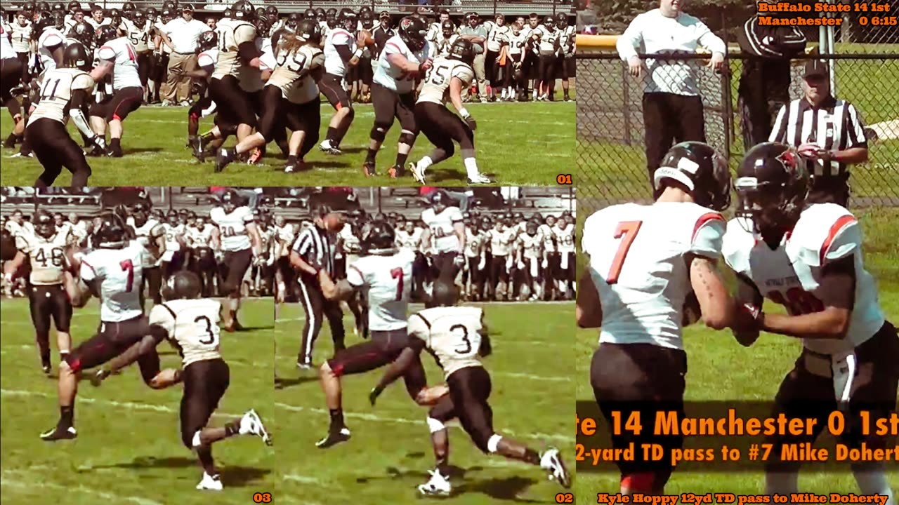 Prototype 408: Buffalo State's Kyle Hoppy 12yd TD pass to Mike Doherty vs Manchester