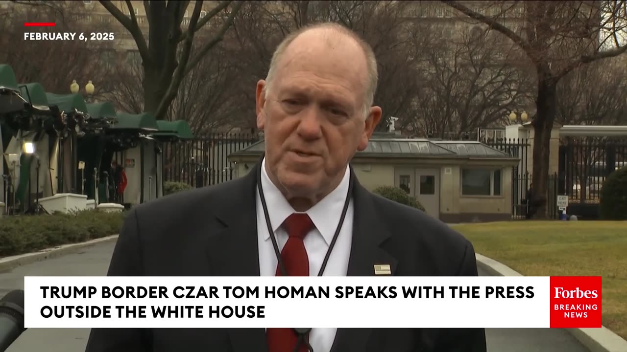 BREAKING NEWS: Border Czar Tom Homan Issues Message To Sanctuary City Chicago At Press Gaggle