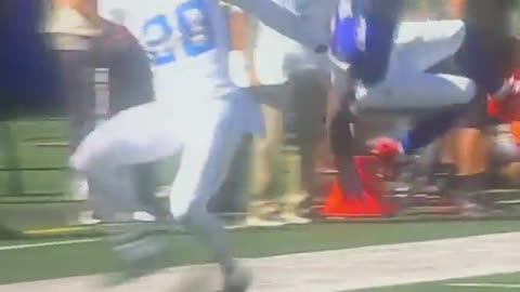 Malik Nabers has been carted off the field after suffering a non-contact injury