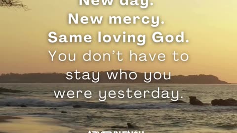 You can start again.