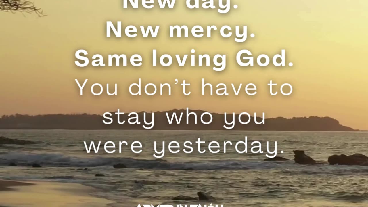 You can start again.