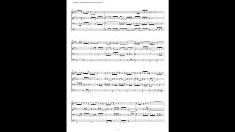 J.S. Bach - Well-Tempered Clavier: Part 2 - Prelude 21 (Brass Quartet)