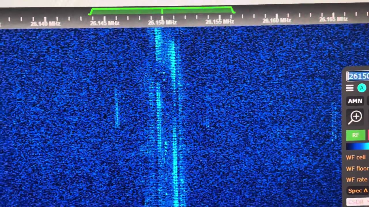 26.805 Some Activity 1550 UTC 24 December [G8JNJ SDR] Freeband FM CB Calling Frequency