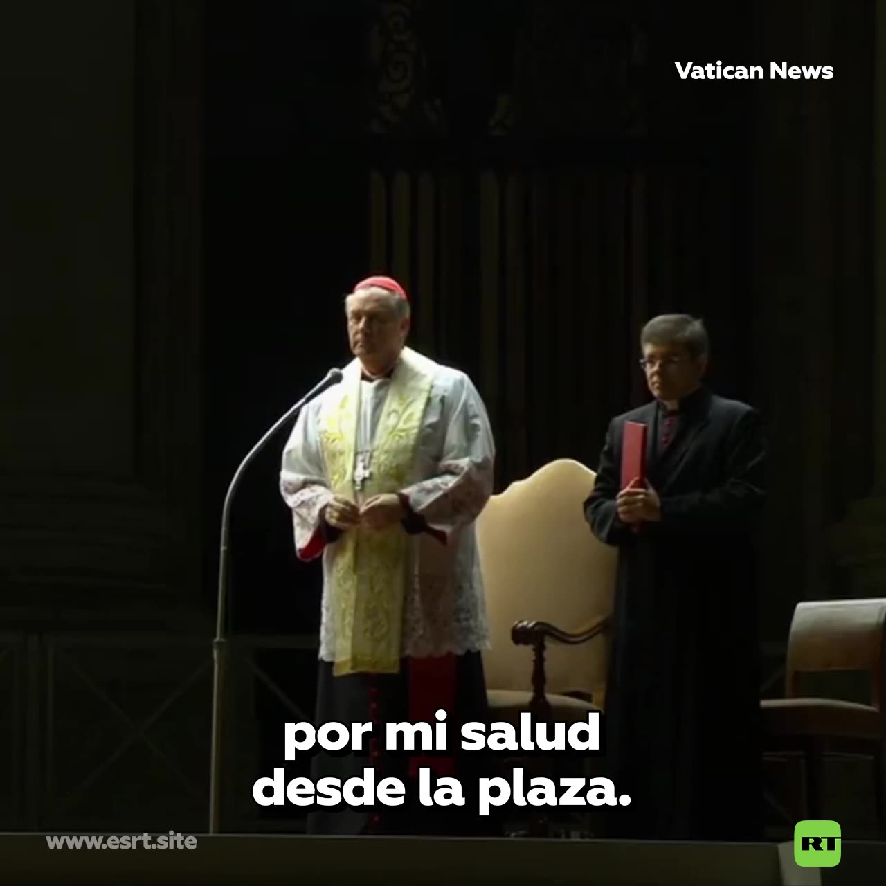 El papa Francisco habla por primera vez desde el hospital