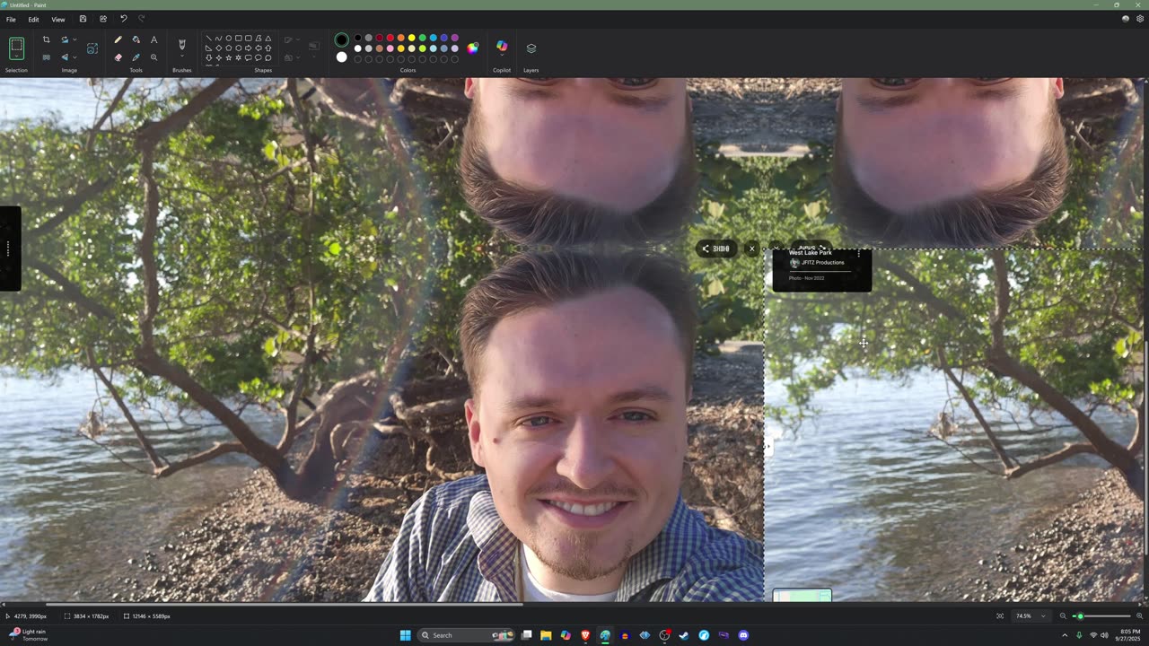 Weird Photo returns to east crater.