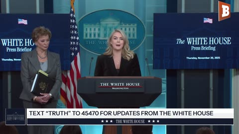 LIVE: Trump Press Secretary Karoline Leavitt Holds Press Conference at White House...