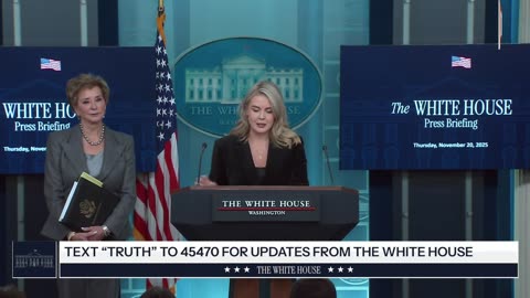 LIVE: Trump Press Secretary Karoline Leavitt Holds Press Conference at White House...