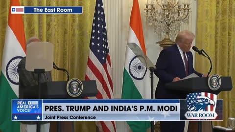 WarRoom Battleground EP 707 Live Coverage Of Trump Modi Press Conference (2.13.25)