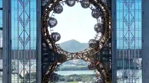 The Golden Reel..The world's highest figure of eight ferris wheel in Macau