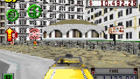 Game Boy Advance Longplay [342] Crazy Taxi Catch A Ride
