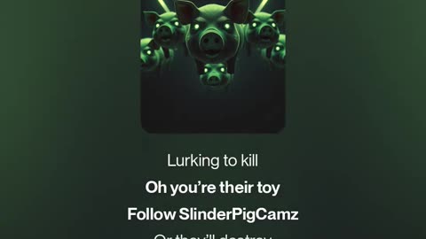 Spooky Little Green Piggies in the void
