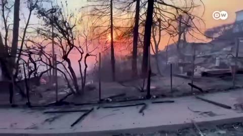 🇺🇸The aftermath of a fire in California.