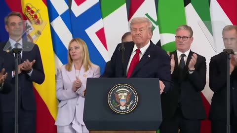 President Trump CONCLUDES a historic peace summit in Egypt, flanked by MANY world leaders