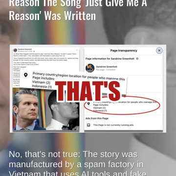 Fact Check: Trevor Noah Did NOT Tell Hegseth He Was Reason Song 'Just Give Me A Reason' Was Written