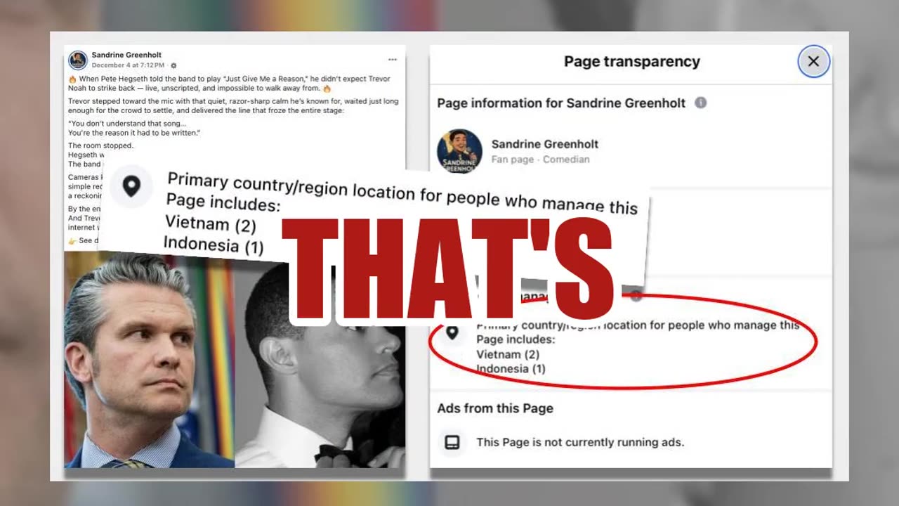 Fact Check: Trevor Noah Did NOT Tell Hegseth He Was Reason Song 'Just Give Me A Reason' Was Written