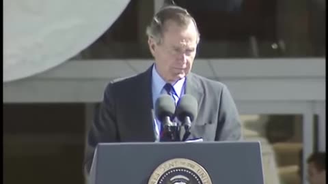 George H.W. Bush Presidential Library Dedication (1997) | Public Domain