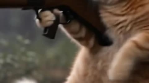 When a Chubby Cat Takes Action 😼🔥