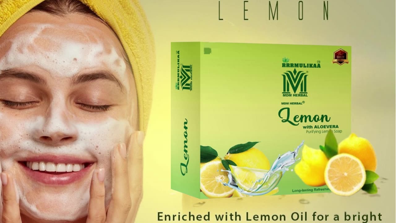 MDM Herbal Lemon Soap | Top Lemon Soap | Best Lemon Soap | Best Herbal Soap | Top Herbal In India