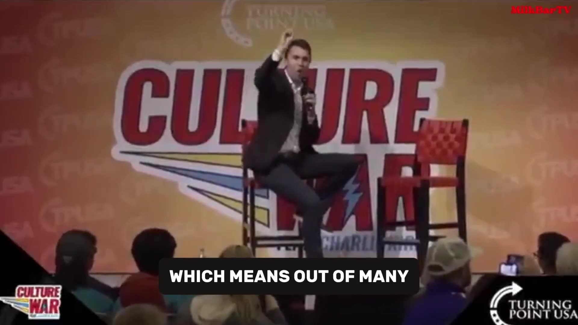 Charlie Kirk to a Nick Fuentes Groyper response