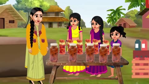 ठंड में गरीब अनाथ बहनों का गाजर का अचार | Gajar ka halwa magical moral story in Hindi