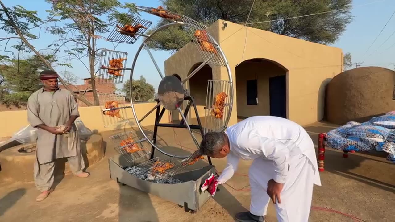 Grilled Chicken on Ferris Wheel First Time in Pakistan - Have You Ever Seen a Ferris Wheel Grill .