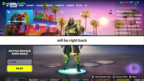 Fortnite chapter 7 and more of party royakes later