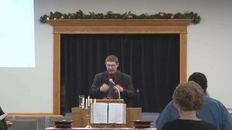 Sunday School. Pastor Troyer; Angelic Announcement