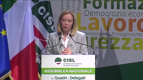 Meloni - Il mio intervento all'Assemblea Nazionale della CISL (11.02.25)