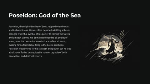 Poseidon: God of the Sea