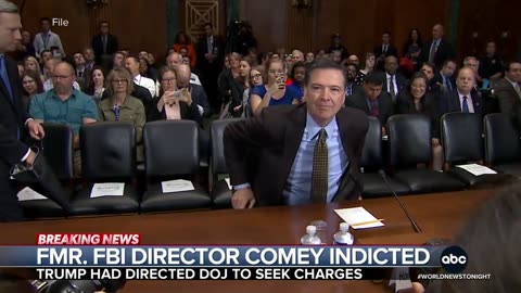 Former FBI Director James Comey indicted after public pressure on DOJ from Trump
